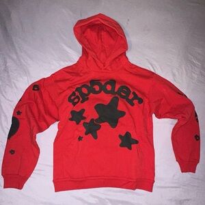 Black and Red beluga spider hoodie